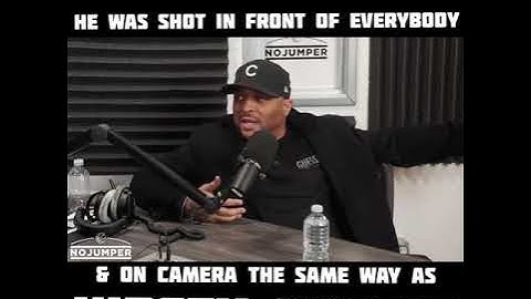 40 GLOCC SAYS HE WAS SHOT THE SAME WAY AS NIPSEY HUSSLE ON SURVEILLANCE CAMERA IN FRONT OF PEOPLE