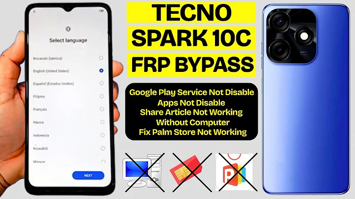 TECNO SPARK 10C FRP BYPASS Without PC | Google Play Service Not Disable | Share Article Not Work