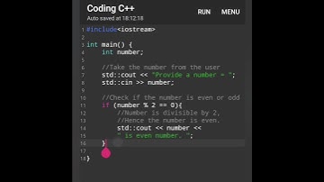 C++ Program to Determine if a Number is Even or Odd | Programming in C++ | C++ coding.#coding#shorts