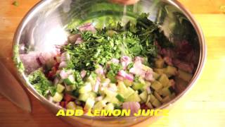 How To Make Israeli or Arab Salad