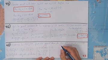 PAGE 43) AP sum exercises: # 47 (find general expression given the sum)