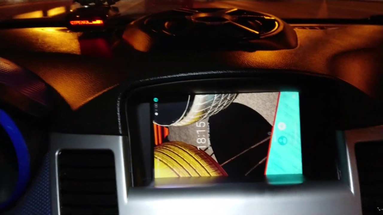 Планшет вместо штатного ГУ в Шевроле Круз сдох 2 - YouTube