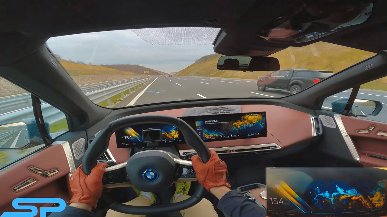 2024 BMW iX 50 xDRIVE - Autobahn POV Test Drive I 4K - YouTube