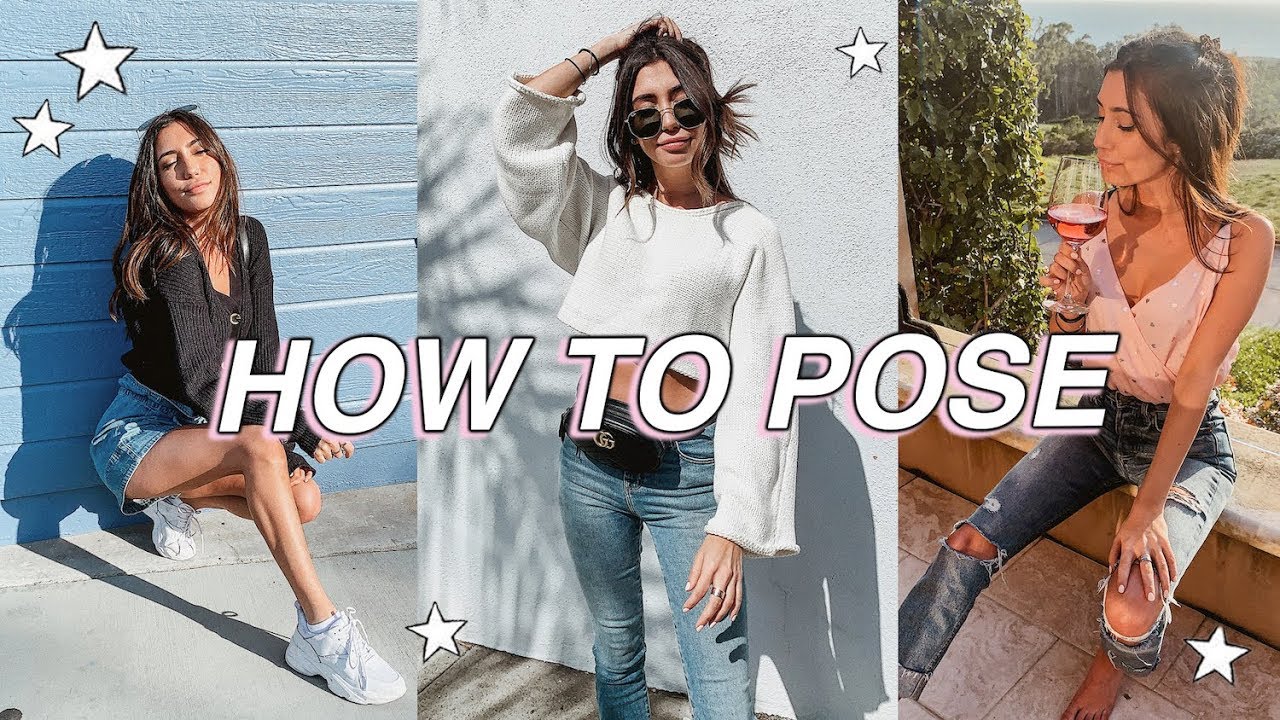How To Pose For Photos // 10 EASY Poses For Instagram!
