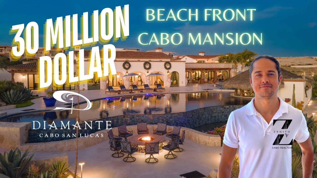 Inside a $30M Dollar Mansion at Diamante Cabo San Lucas | Best Cabo Real Estate