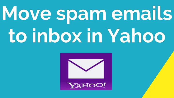 How to move spam emails to inbox in Yahoo Mail?