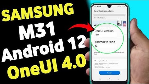 Samsung M31 OneUI 4.0 Android 12 Update 🤩 | M31 New Software Update OneUI 4.0