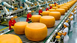 Inside the Cheese Factory – (Full Process) How American Slices Are Made