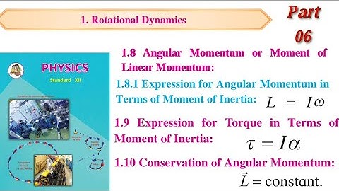 expression for torque in terms of moment of inertia / rotational dynamics class 12