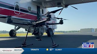 U.S. Forest Service talks dangers of flying drones over East Texas wildfire crews