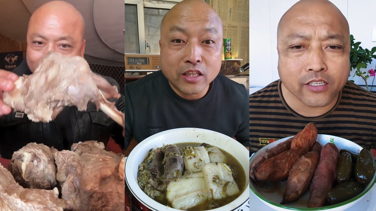 YUMMY/Challenge Eating Pork 🤤 Meat 🥓 Noodle 🍜😋, Friend Fish Chicken 🍗#mukbang #delicious #cooking