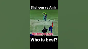 Who Is Best Mohammad Amir Vs Shaheen Afridi Challenge Shorts Cricket Hblpsl Cricketshorts 