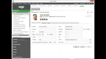 Sage HRMS Bootcamp Clip: Custom Detail Screens Demonstration