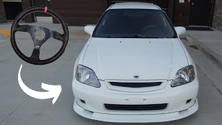 The Most CHEAPEST Steering Wheel For Any Honda! | Ek/Ej Civic