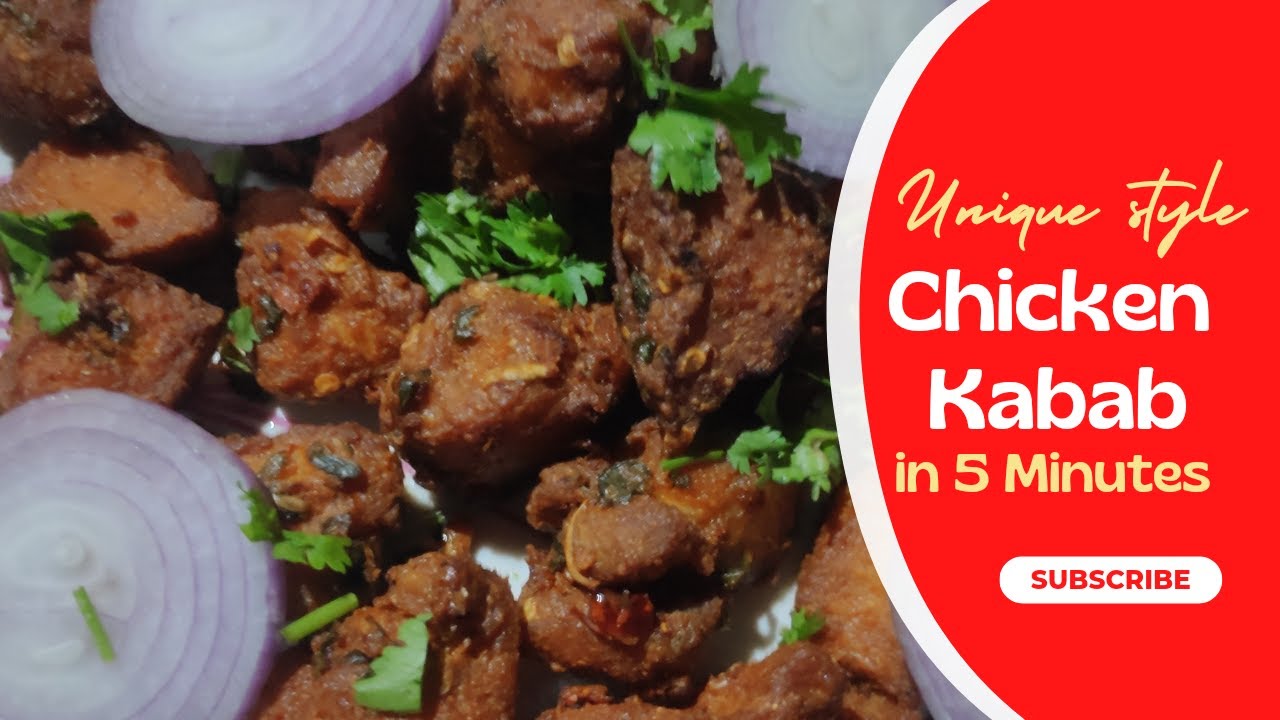 Kachap Try this unique Chicken Kabab 🤤|ಚಿಕನ್ ಕಬಾಬ್|Simple and tasty 😋|Prepare ...