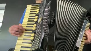 For Sale: Rare 1957 Black Hohner Gola Piano Accordion LMMH 41/120 #accordionshop #hohner #gola