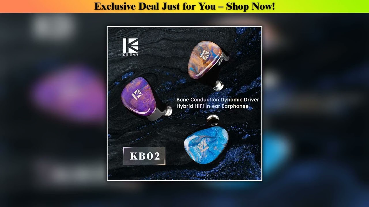 Kbear Kb02 Bone — Best Seller (2025): Kbear KB02 Bone Conduction Dynamic Driver Hybrid