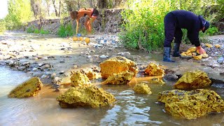 Gold and Blue Diamonds! Nuggets and Miscellaneous Treasures Mined for Millions