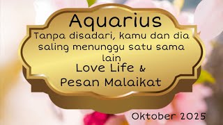#Aquarius siapa yang mulai bicara, akan membuat keajaiban cinta terjadi#CintadanPesanMalaikat