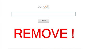 How to remove Conduit search engine from your browser - tutorial (1080p)