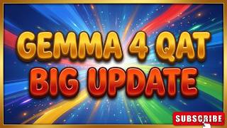 تحديث Gemma 4 الكبير بتقنية 4-Bit QAT — استهلاك منخفض لذاكرة الفيديو، محلياً screenshot 5