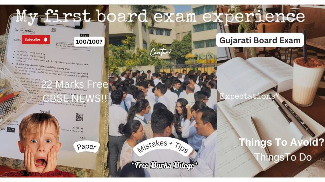 MY FIRST CBSE BOARD EXAM EXPERIENCE 😱 CLASS 10 STUDY VLOG #motivation # ...