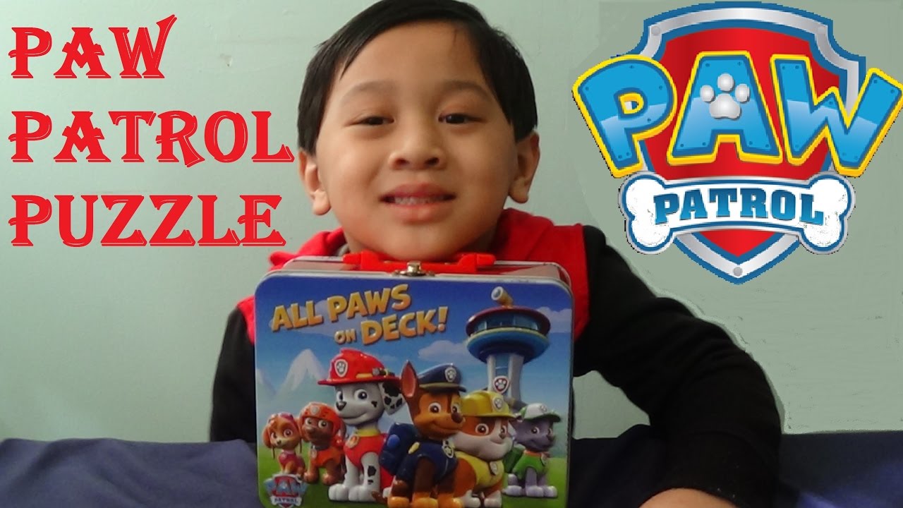 Unboxing PAW PATROL PUZZLE; All Paws on Deck - YouTube