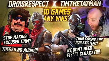 17 MINUTES OF DRDISRESPECT & TIMTHETATMAN DRAMA!