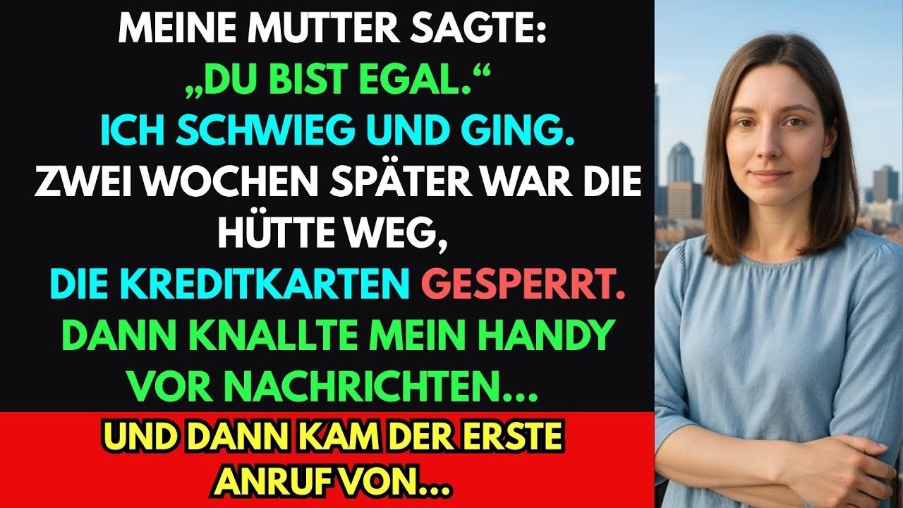 Beim Brunch sagte meine Mutter  Wir sind nur nett weil du dabei bist Denk nicht dass du wichtig bi