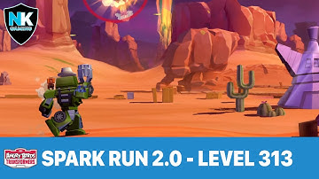Angry Birds Transformers - Spark Run Series - Level 313 - Featuring Hound