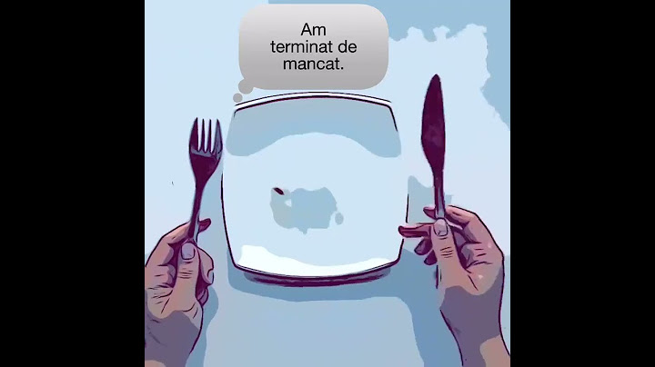 Limbajul tacâmurilor la masă