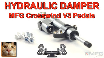 Hydraulic Damper Kit for MFG Crosswind V3 Rudder Pedals
