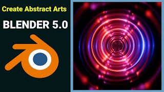 Glow/Neon Rings Animation in Blender 5.0 | Cycles/Eevee Tutorial
