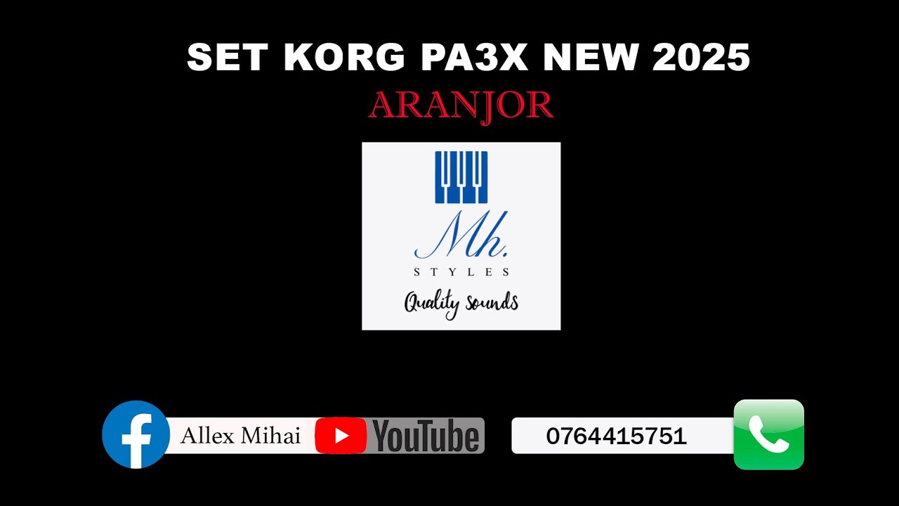 KORG PA3X - Set Complet Automat 2025