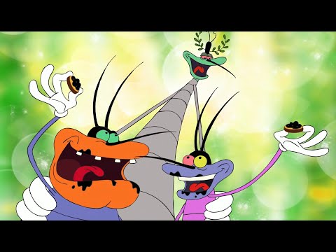 Oggy and the Cockroaches - THE FEAST (S04E50) CARTOON | New Episodes in HD