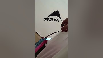 Msr hubba hubba rain setup