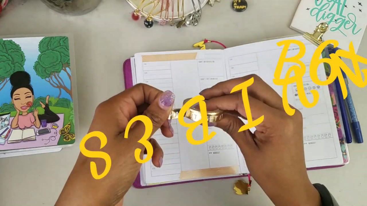 Plan with me: How to plan in a B6 TN - YouTube