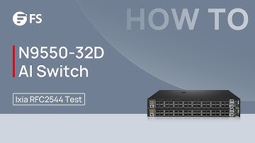 Ixia RFC2544 Test for N9550-32D Switch | FS