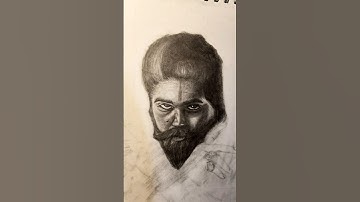 Allu Arjun, pushpa drawing #short #puspa2therule #art #drawing