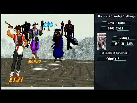 Full Playthrough [750] Sega Saturn [28] Battle Arena Toshinden URA: Ultimate Revenge Attack