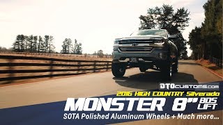 MONSTER 8-INCH BDS Lift Kit on 2016 Silverado HIGH COUNTRY