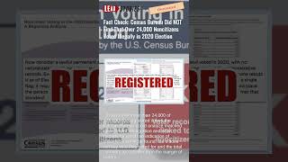 Fact Check: Census Bureau Did NOT Find That Over 24,000 Noncitizens Voted Illegally in 2020 Election