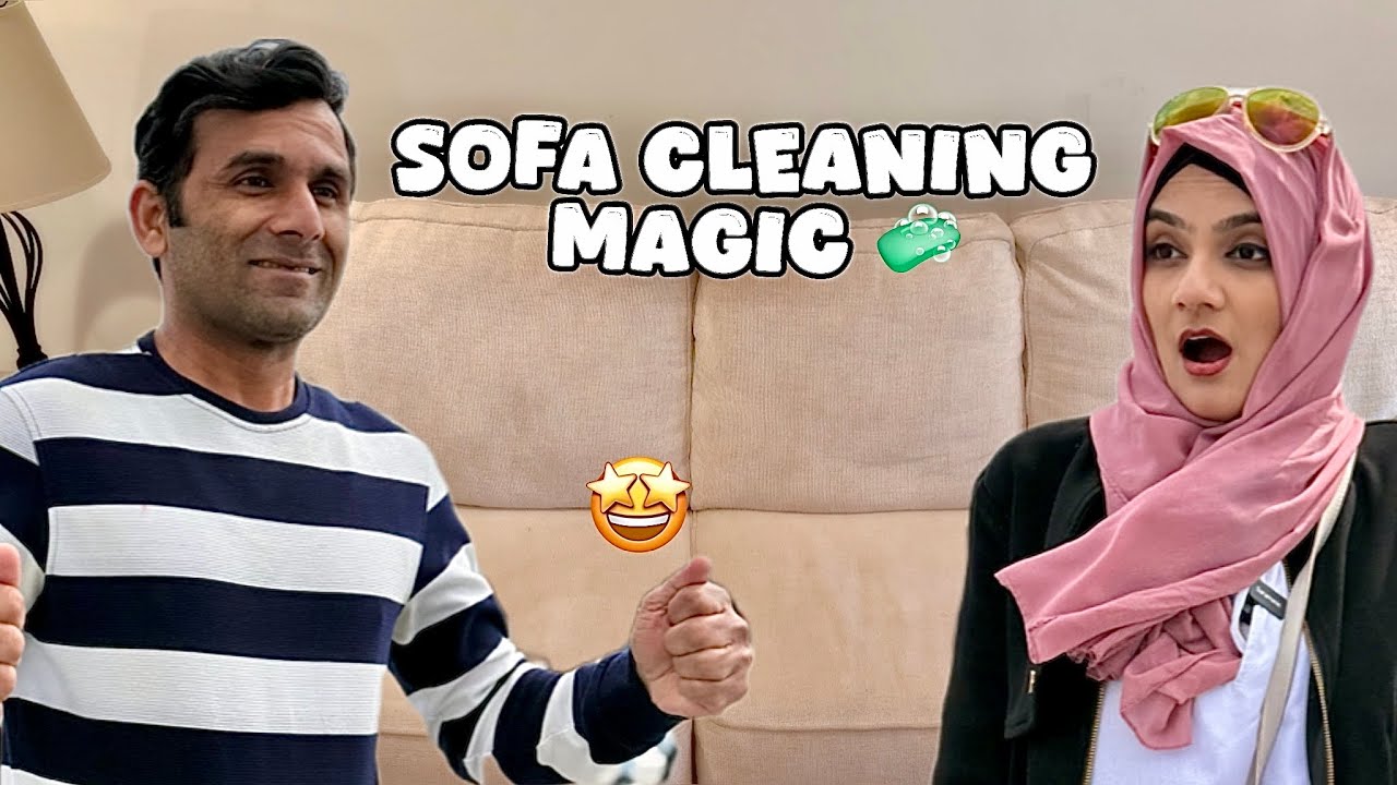Sofa Cleaning Day | Gaari main Lunch our Abdul Rahman ka Haircut | Sehrish & Luqman Vlogs!