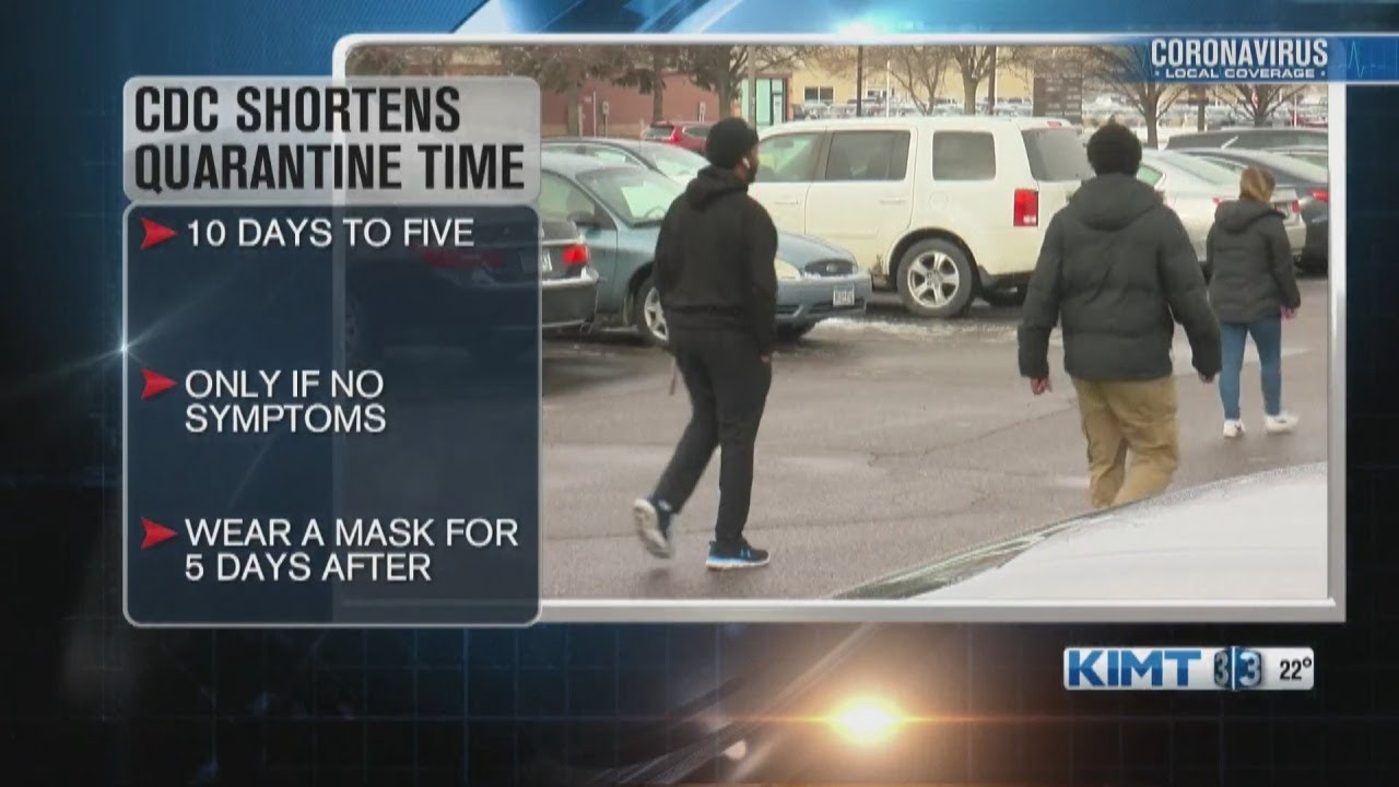 CDC updates Covid-19 isolation and quarantine time period recommendations