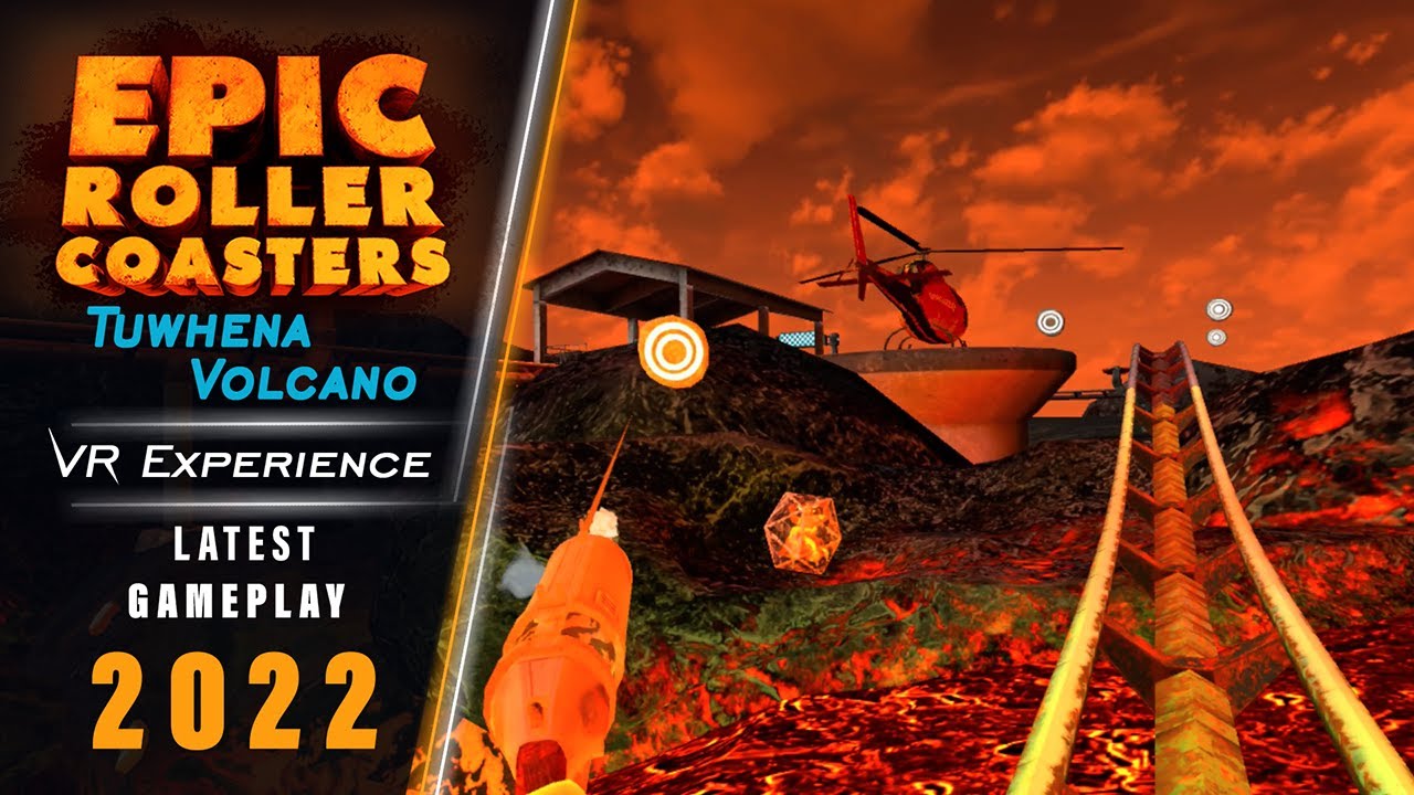 Epic Roller Coaster Tuwhena Volcano VR Shooting latest Experience