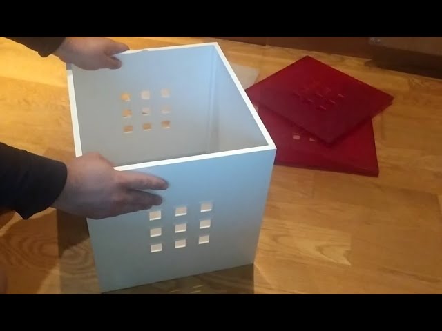 Montar y desmontar cubo Ikea Lekman caja cajon 