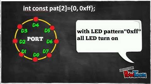 Array in C18 programming