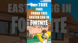 Only TRUE Simpsons fans FOUND THIS EASTER EGG in Fortnite! #shorts
