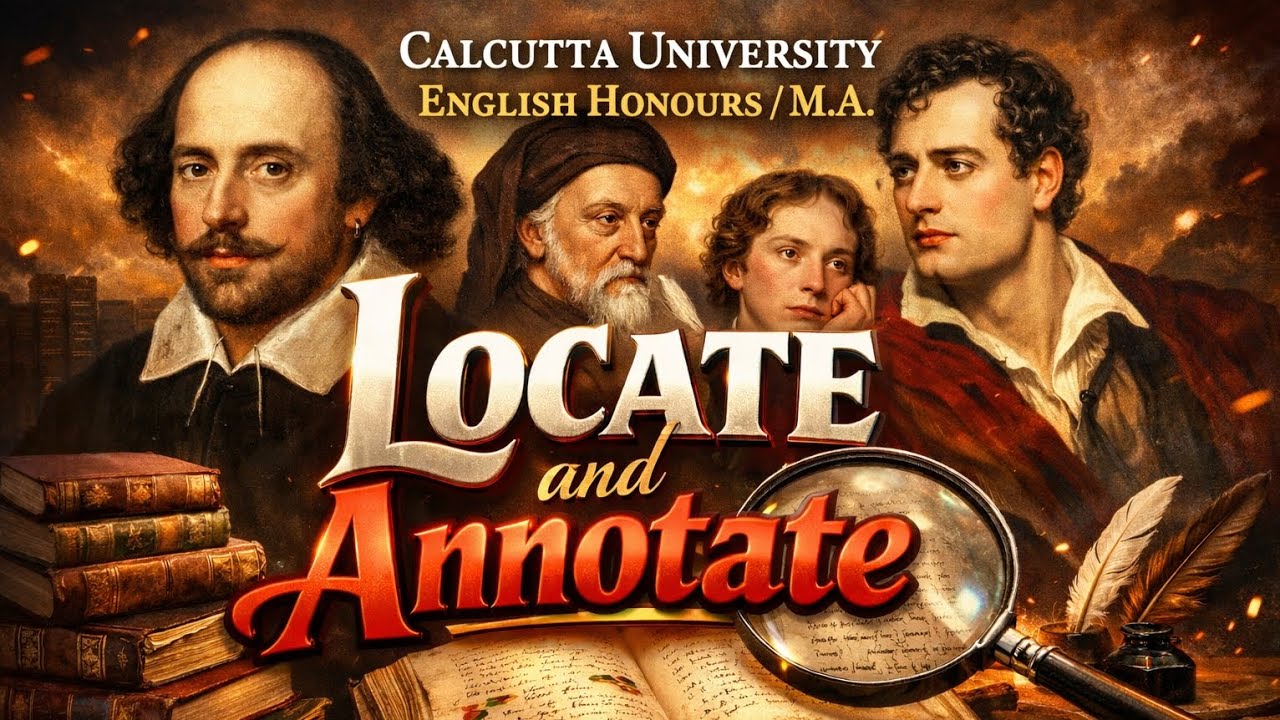 How to write Annotation | Locate and Annotate - Explain in Bengali | English Honours / M.A. Poem
