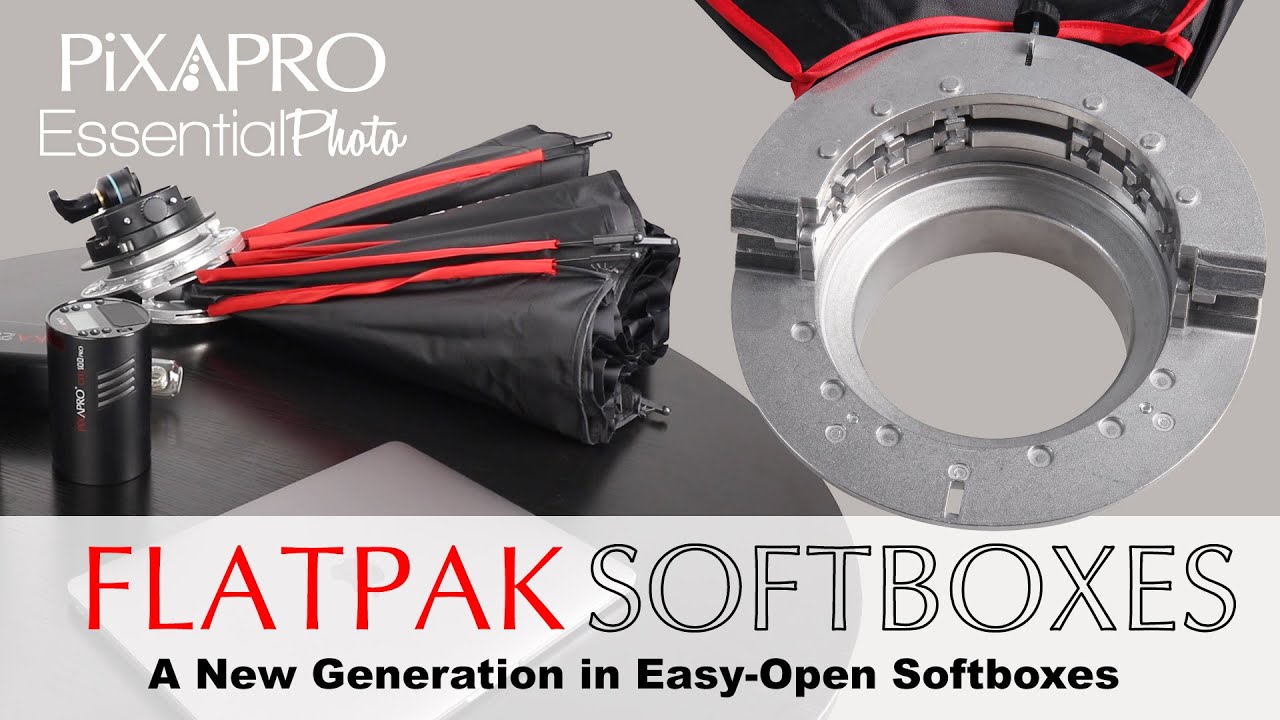 Introducing the New Pixapro Easy-Open FlatPak Softboxes #FlatPakSoftbox ...